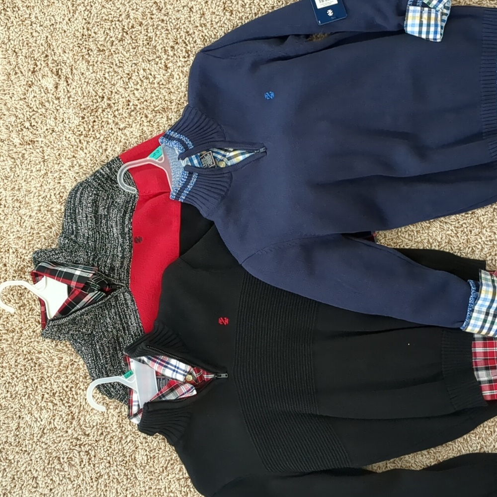 Izod sweater shirt sets three